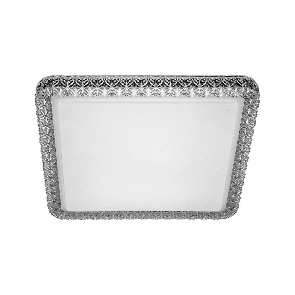 Plafon Sindora DCX00330 24W Led Bivolt Branco / Transparente 3000K Luz Amarela Branco / 3000K - Branco Quente