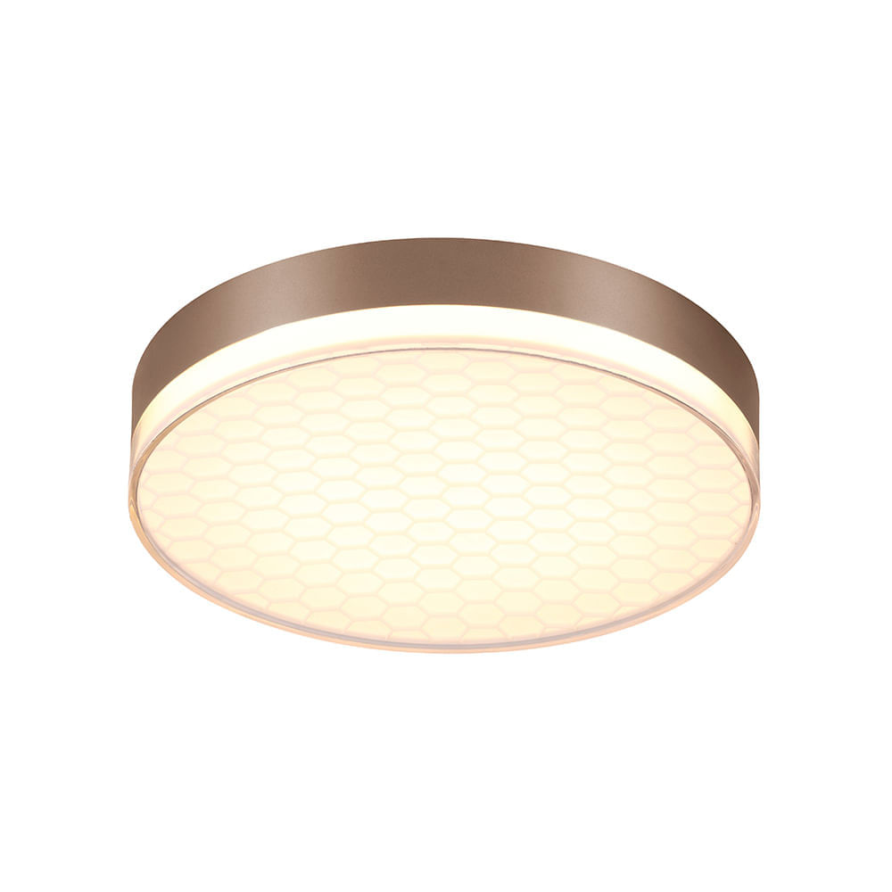 Plafon Sindora DCX01189 Led Bivolt Dourado