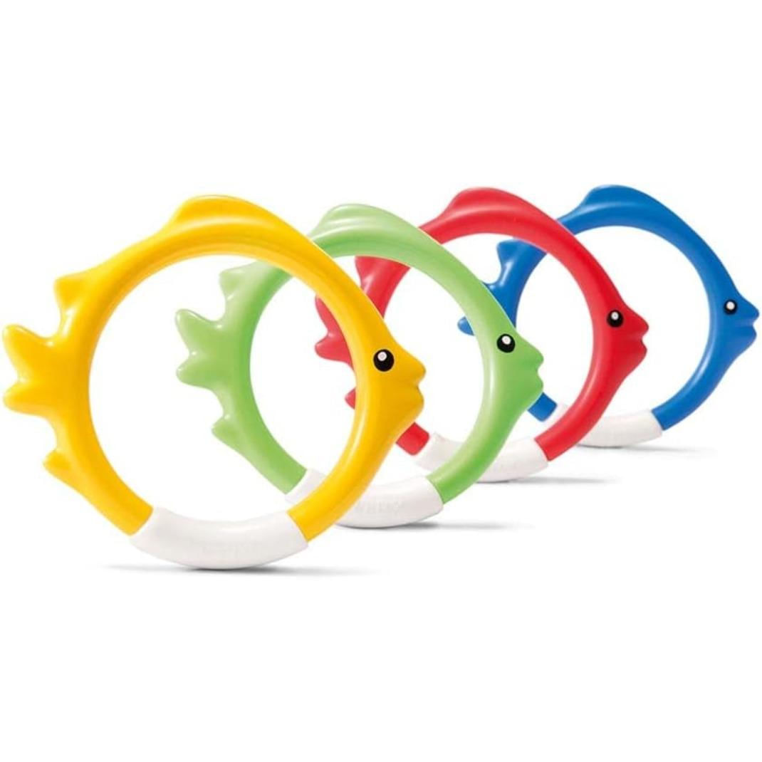 Anéis de Mergulho Divertidos 15*12cm,4Pcs / multicolor