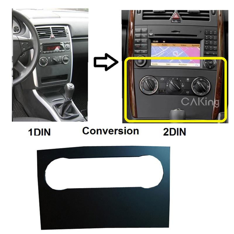 Painel de Rádio para BENZ Classe A (W169) e Classe B (W245)