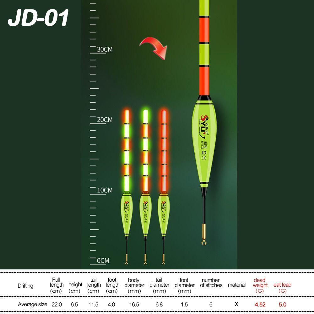 Flutuador Eletrônico para Pesca com Tubo Deslizante JD-09