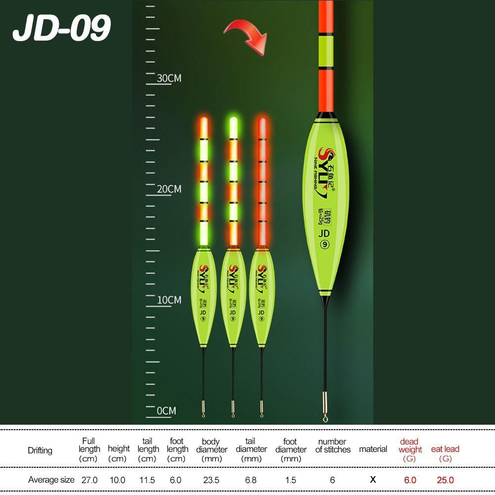 Flutuador Eletrônico para Pesca com Tubo Deslizante JD-09