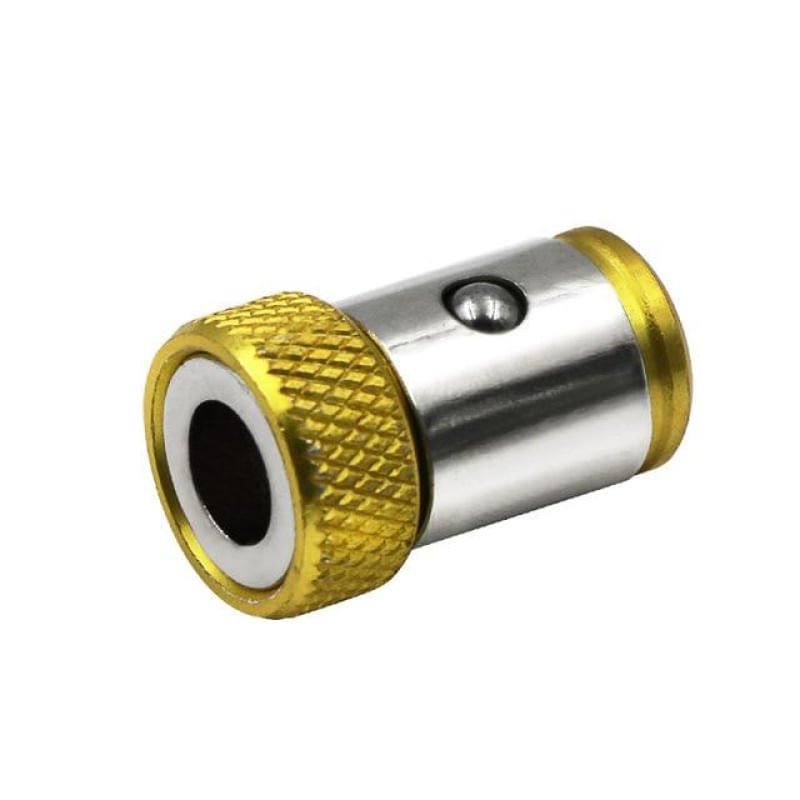 Bits de Chave de Fenda Magnéticos de Liga 6.35mm com Anel Magnético Anticorrosão amarelo