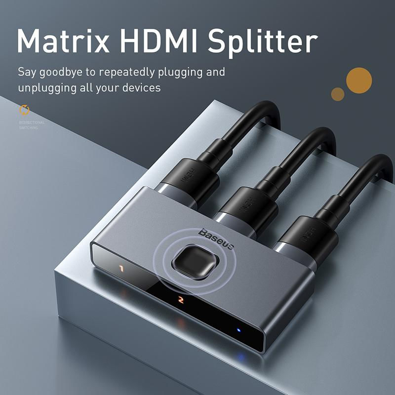 Adaptador HDMI Baseus Matrix 4K 30Hz