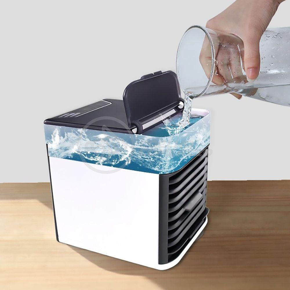 Ar Condicionado Portátil Arctic Air Cooler Umidificador Climatizador Luz Led 7 Cores Rgb
