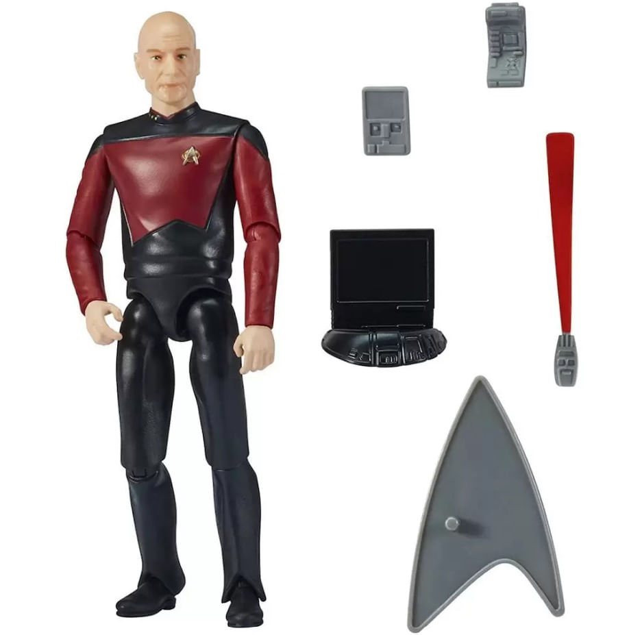 Star Trek Boneco 12cm Jean-Luc Picard - Sunny 3562