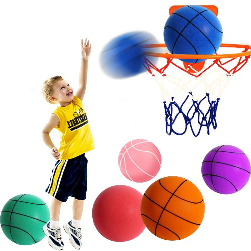 Bola de Basquete Silenciosa de 24cm para Uso Interno