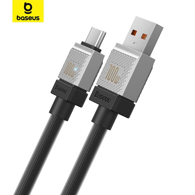 Cabo de Carregamento Rápido Baseus CoolPlay USB para Type-C 100W