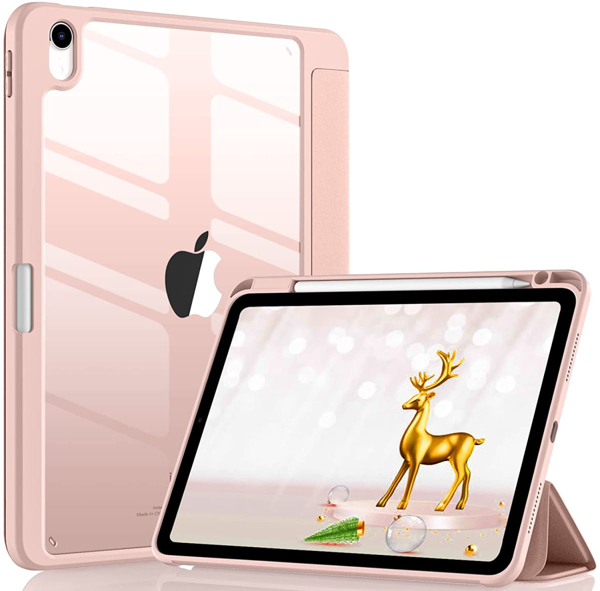 Capa Protetora para iPad Air 4 5 e iPad Pro 11 2024 iPad Air 13 2024 / rosa