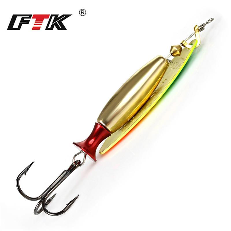 Isca de Pesca FTK 1PC Long Cast Tamanho 2-3 com Garatéias Pontos pretos coloridos-2