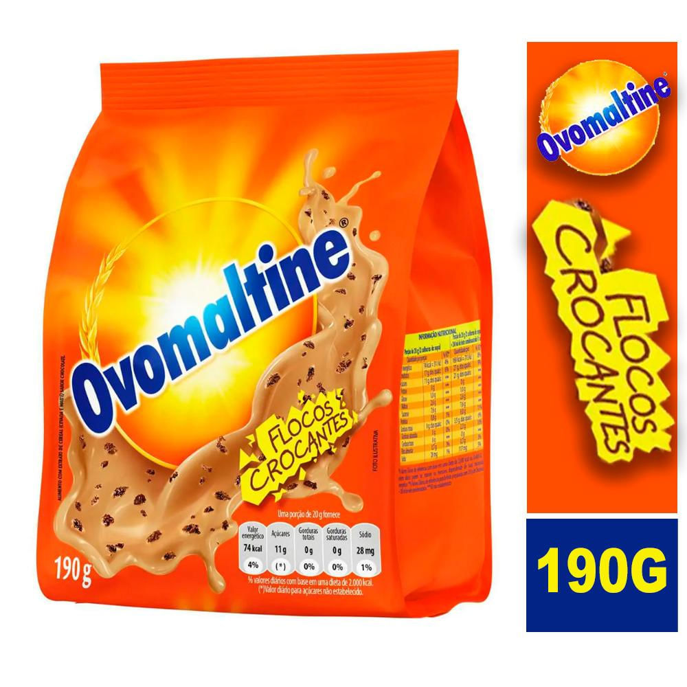 Achocolatado Ovomaltine Flocos Crocantes 190g