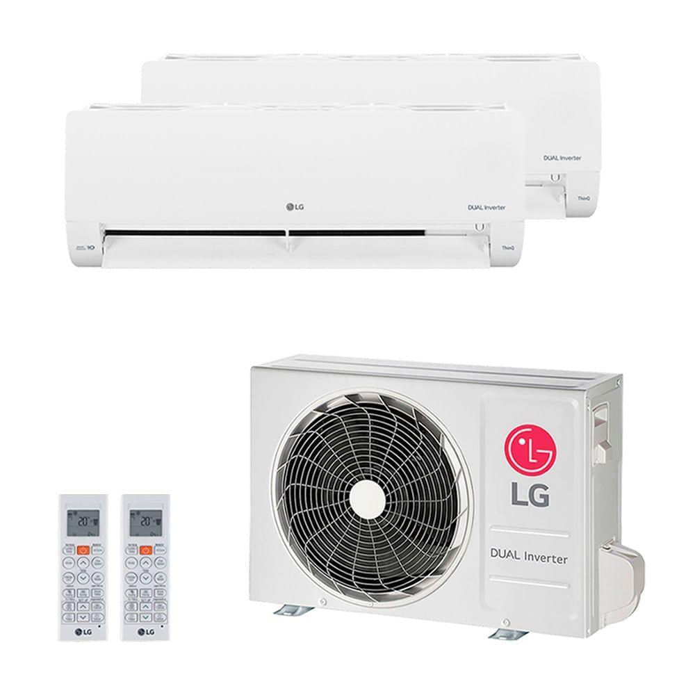 Ar Condicionado Bi Split LG 16.000BTUs(9.000+9.000)Frio 220v