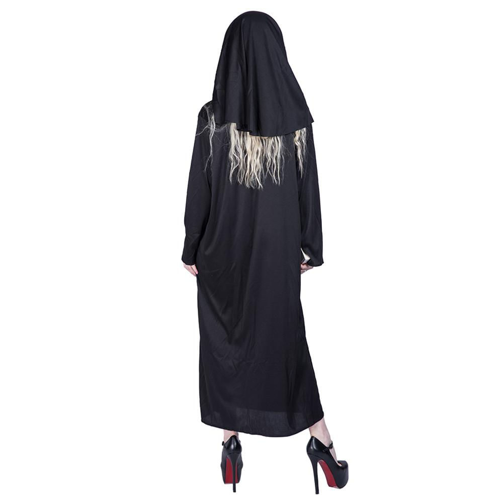 Fantasia de Freira para Mulheres - Irmã Superior - Halloween XL / preto