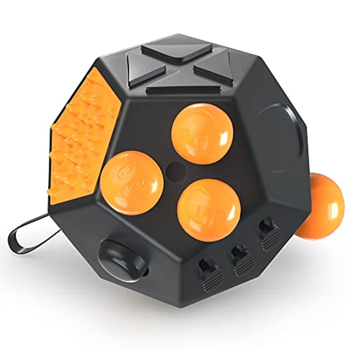 Cubo Fidget Dodecágono de 12 Lados, Brinquedo Antiestresse para Crianças e Adultos