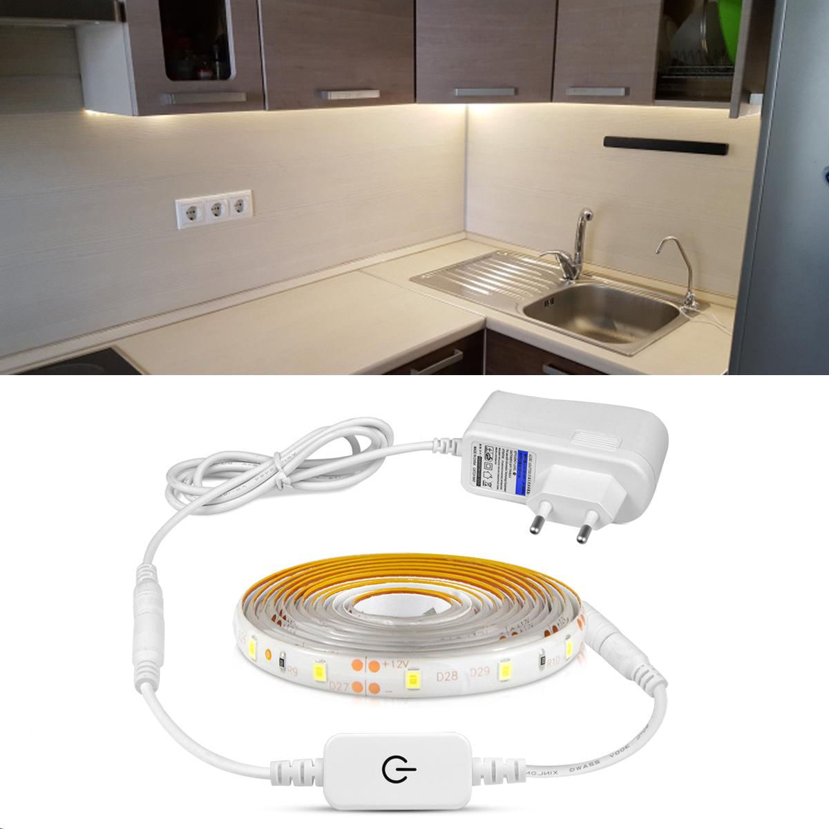 Fita LED à Prova D'Água 2835 com Interruptor Táctil 12V