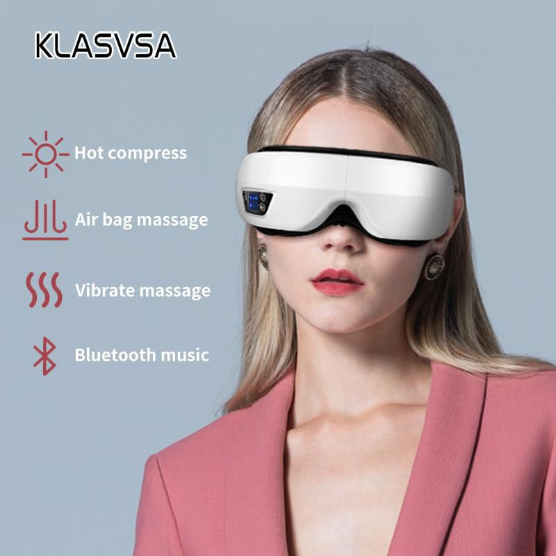 Massageador de Olhos Elétrico com Vibração e Calor Bluetooth avançado