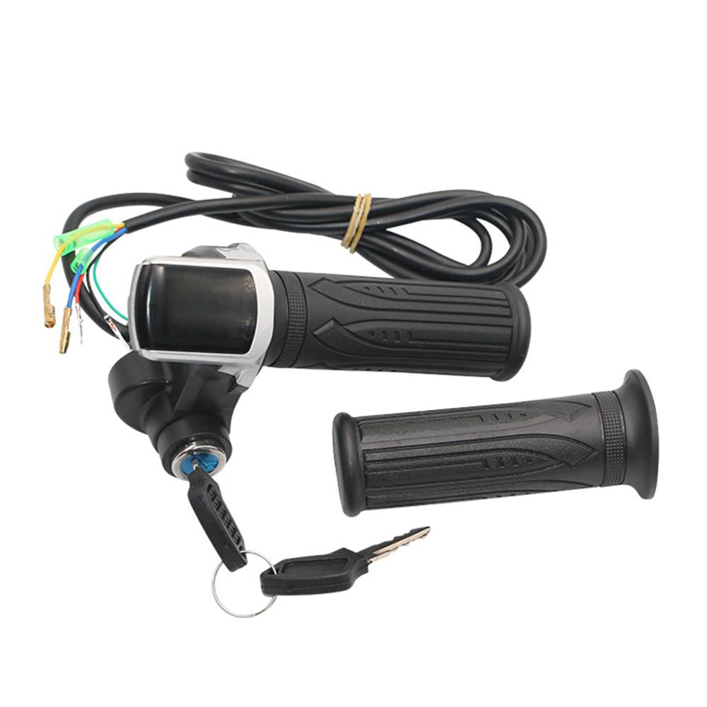 Acelerador de Bicicleta Elétrica 24V/36V/48V com Display LCD