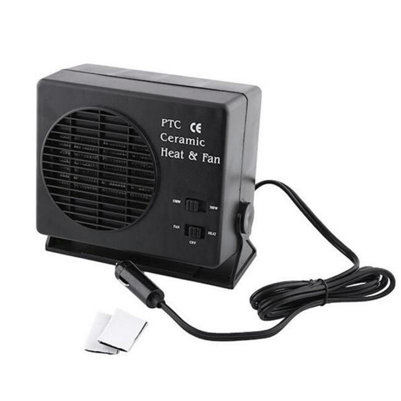 Aquecedor Portátil para Carro 12V 150/300W com Controle de Temperatura