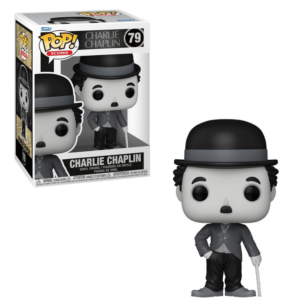 Boneco Funko Pop! Icons - Charlie Chaplin