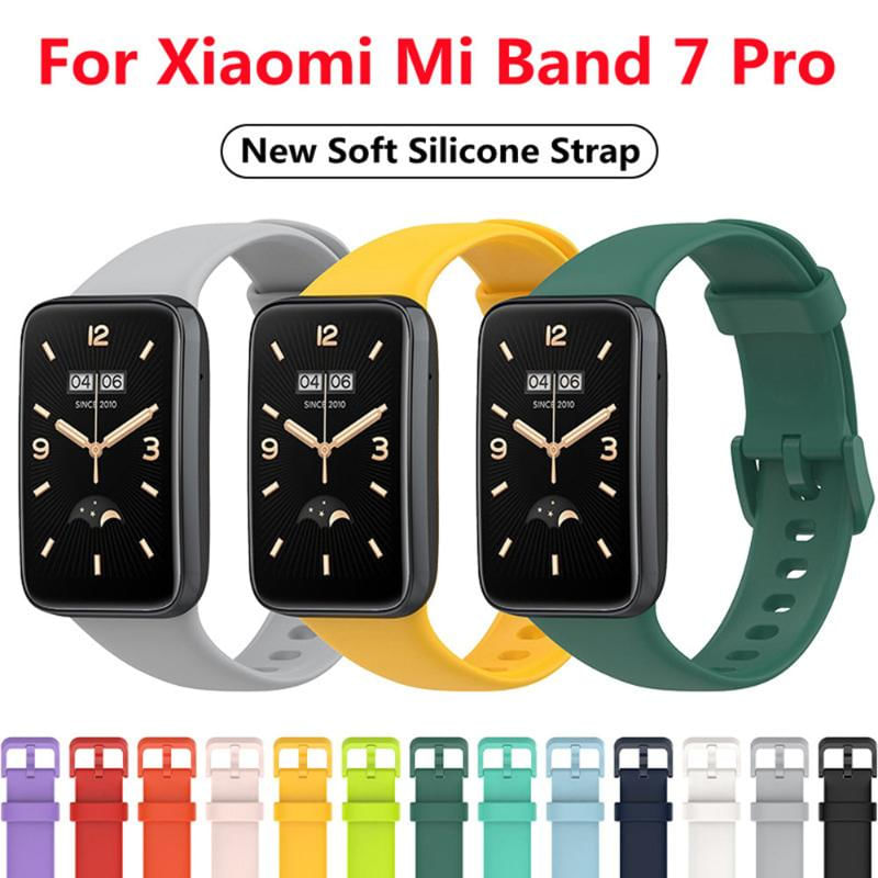 Pulseira de Silicone para Xiaomi Mi Band 7 Pro - Acessórios para SmartWatch Para Mi Band 7 Pro / laranja