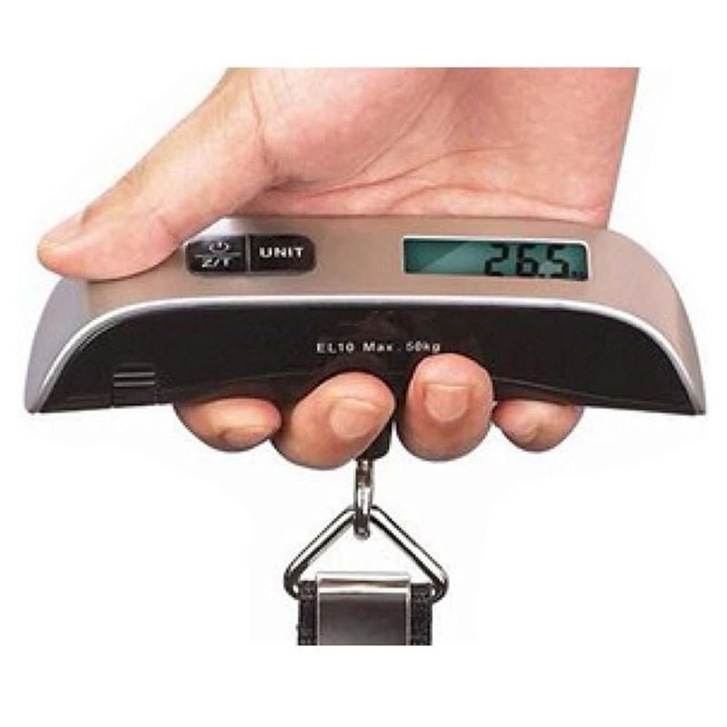 Balança Digital Portátil para Bagagem 50kg/10g