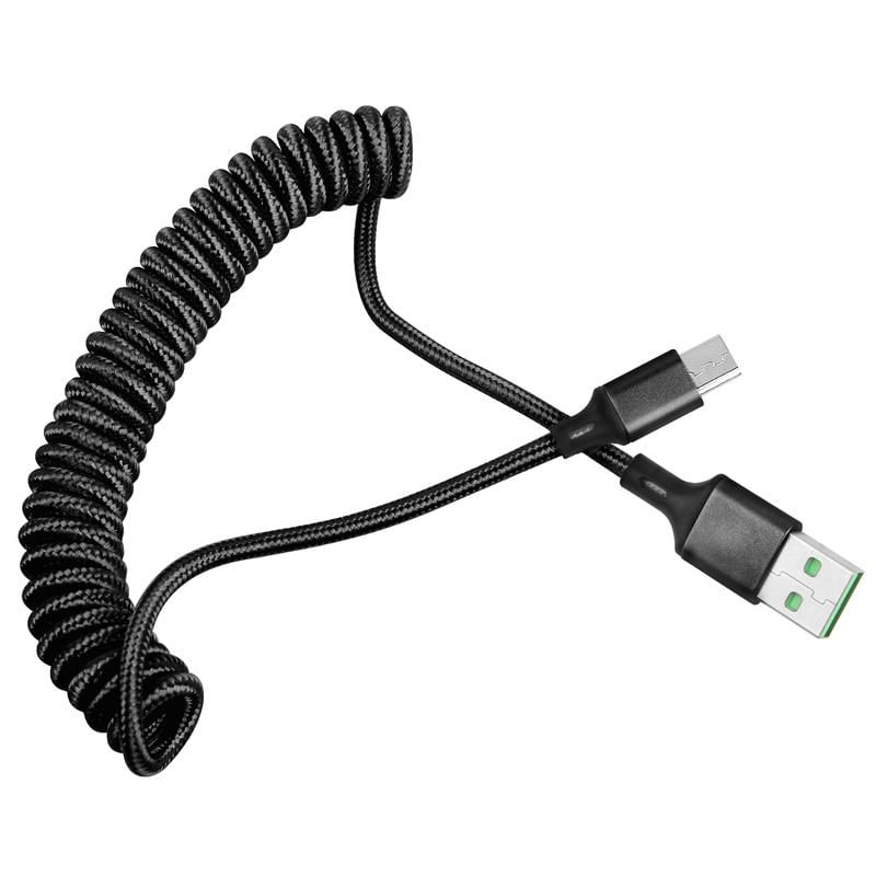 Cabo USB C 5A para Carregamento Rápido de 1,5m para iPhone e Android Para micro / vermelho