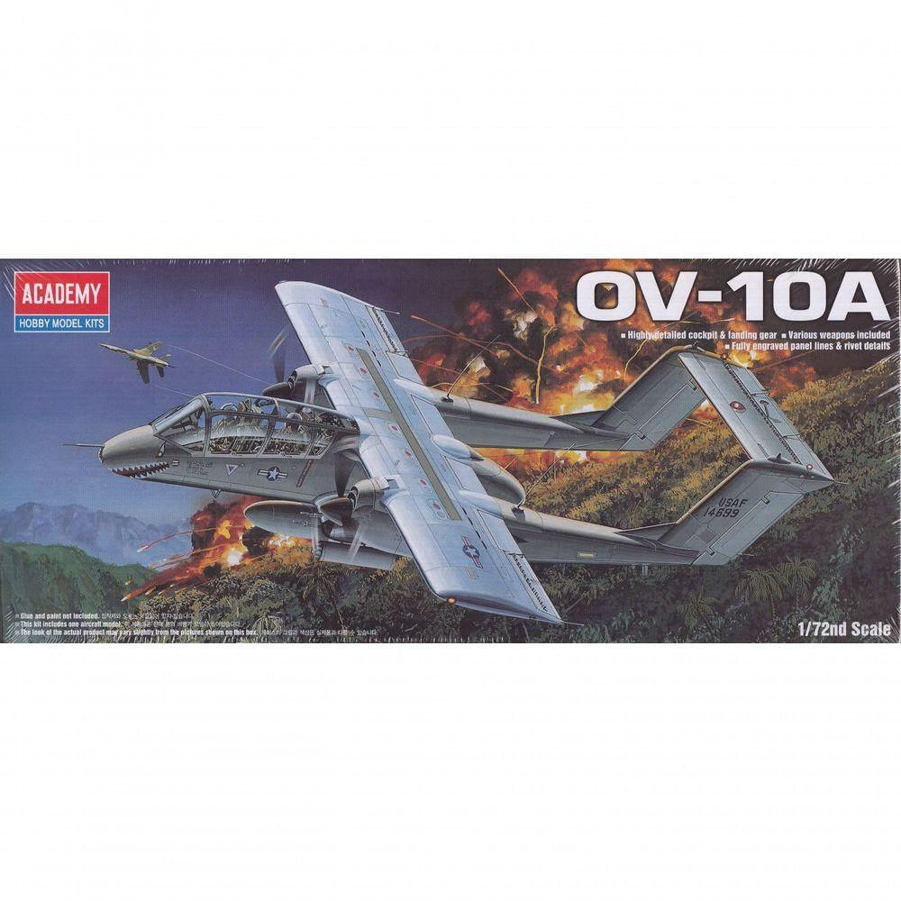 Academy Ov-10a Bronco 1-72 - Kit de Reconhecimento Armado Em Plástico