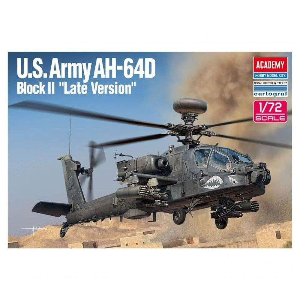 Academy 1-72 Hughes AH-64d Apache Block Ii - Kit de Modelo Detalhado