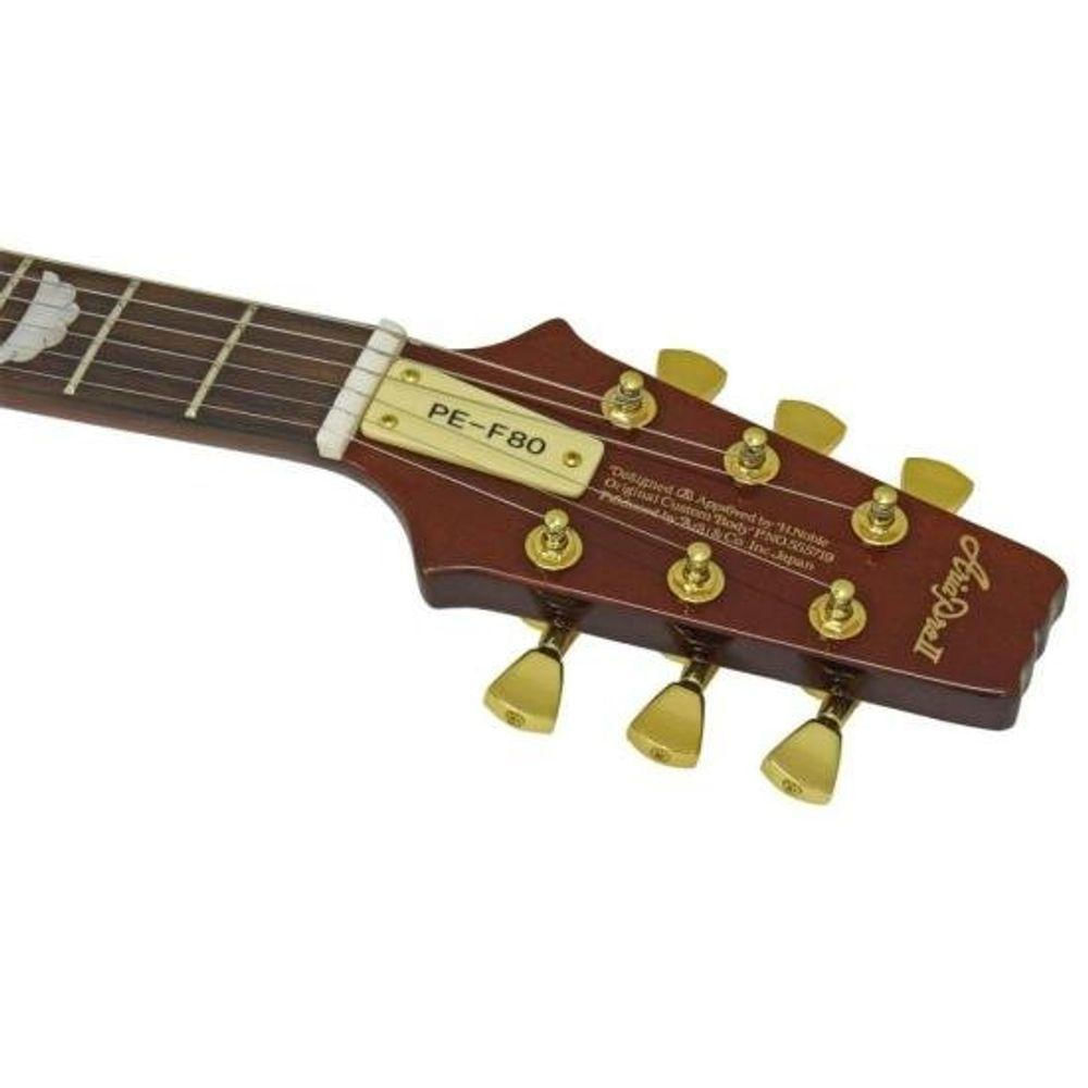 Guitarra Aria Pro Ii Pe-f80 Stained Brown