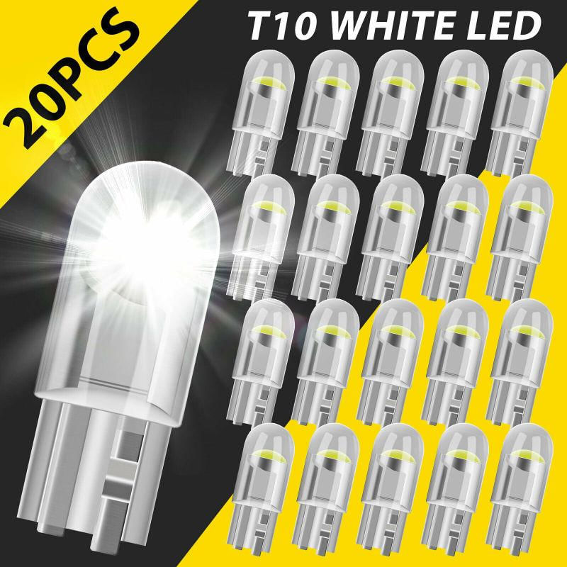 Lâmpadas LED T10 W5W WY5W para Carro - 2 Pcs