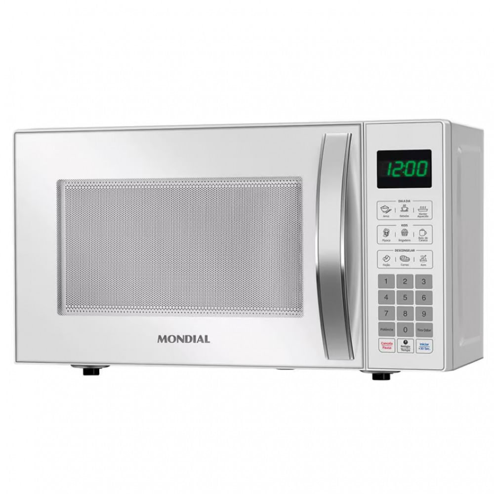 Micro-ondas Mondial MO-01-21-W com Função Tira Odor e Manter Aquecido 21L Branco / 220V