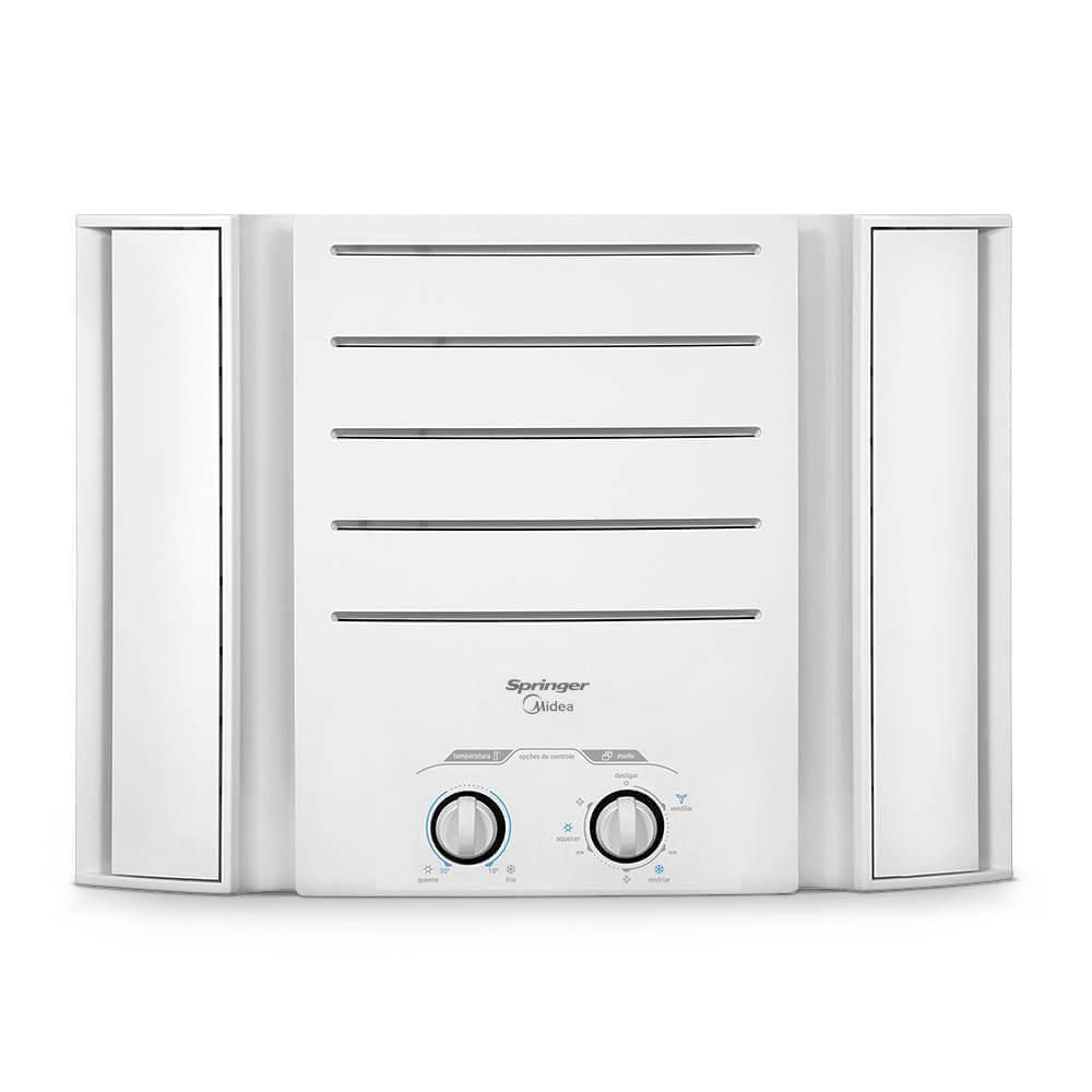 Ar Condicionado De Janela Springer Midea 10.000 Btus/h Quente e Frio Monofásico Mecânico Branco QQK105BB 220V