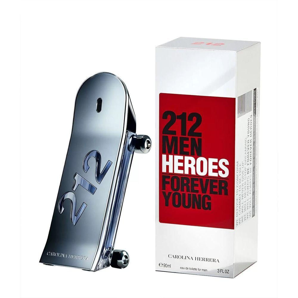 Perfume 212 Heroes Eau De Toilette Carolina Herrera Perfume Masculino 90ml