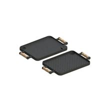 Bifeteira Chapa Dupla Face Em Ferro Fundido 23x28 Cm
