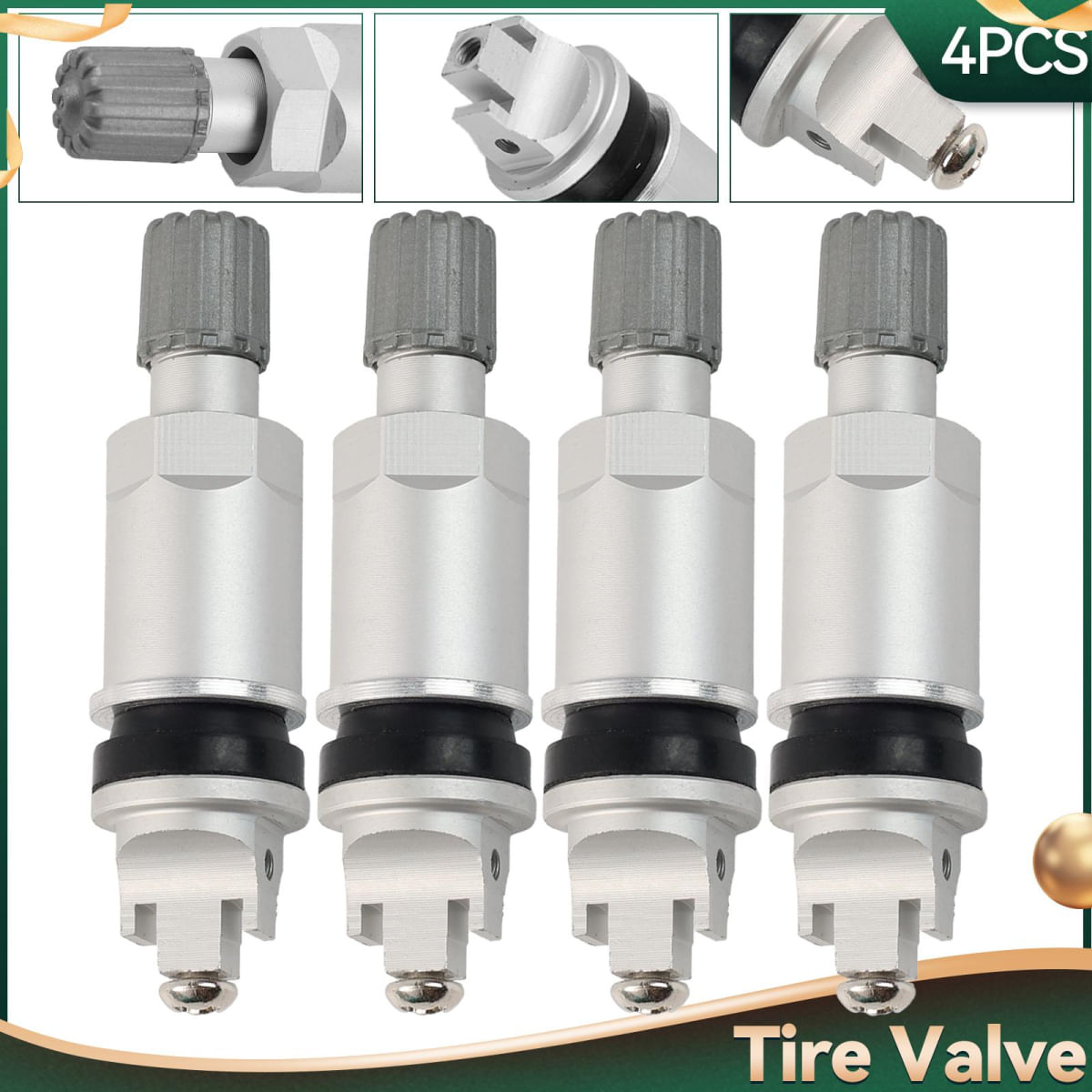 Válvulas TPMS para Toyota Camry, C-HR, Yaris, Land Cruiser, Corolla e Yaris Cross