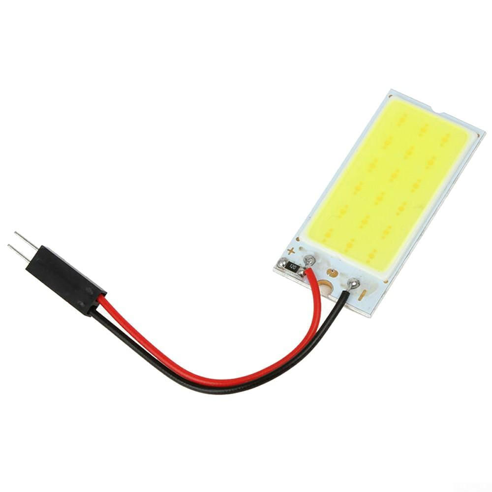 5x Painéis de Luz LED COB para Interior de Carro T10 12V Branca