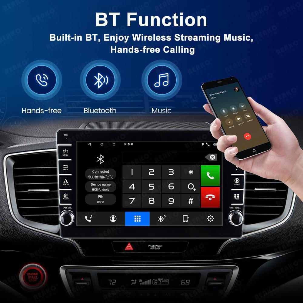 Reprodutor Multimídia GPS para Carro com Android 12 e Carplay 8 núcleos 4GB+64GB