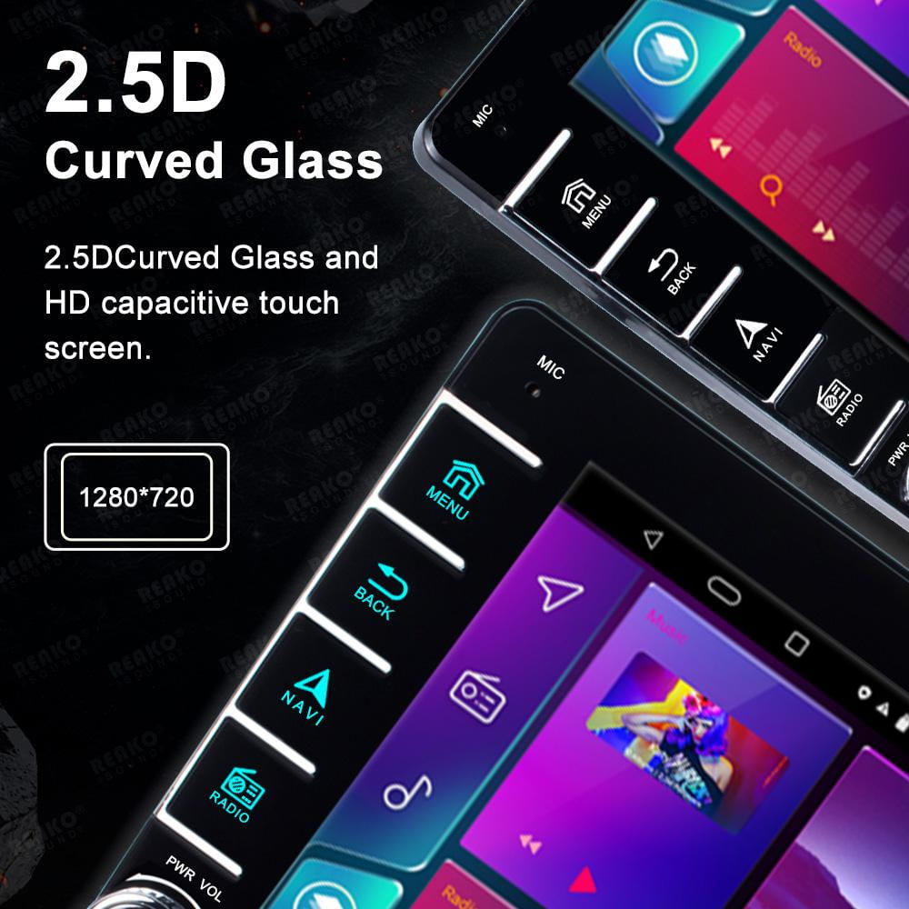 Reprodutor Multimídia GPS para Carro com Android 12 e Carplay 8 núcleos 4GB+64GB