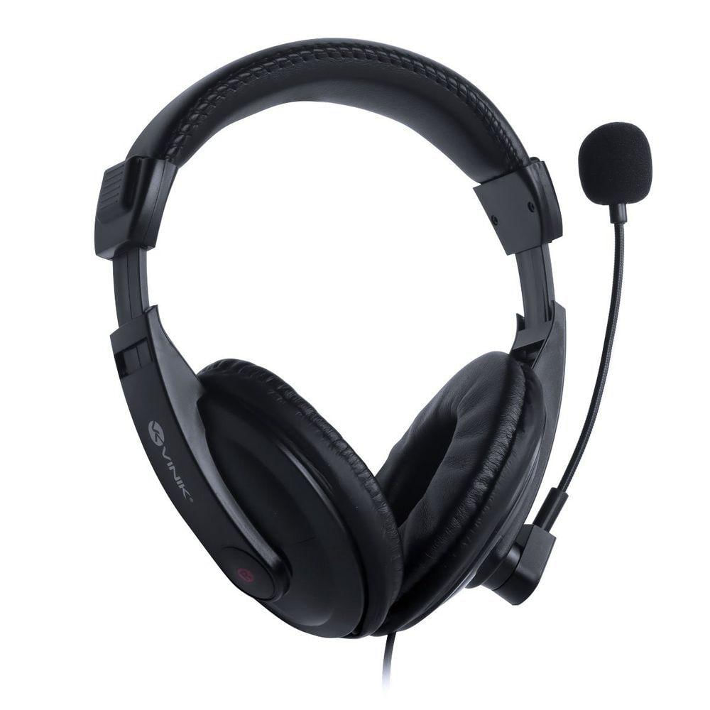 Fone De Ouvido Headset Go Play Fm35 Preto Com Microfone