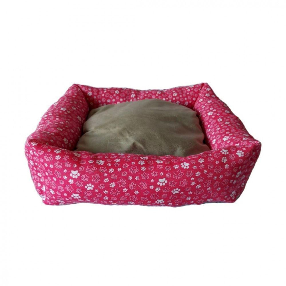 Cama Pet Para Cachorro E Gato Tamanho 60x60 Médio-pet Elite Rosa