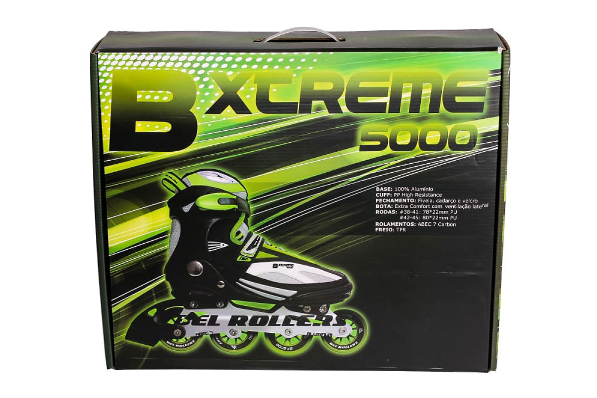 Patins Inline Pro B-Xtreme Verde (36) Bel 36 / Verde, Preto