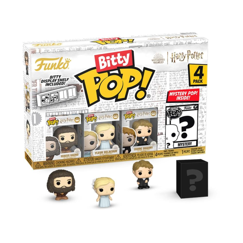 Bitty Pop! Harry Potter 4 - Hagrid, Fleur Delacour e Cedrico