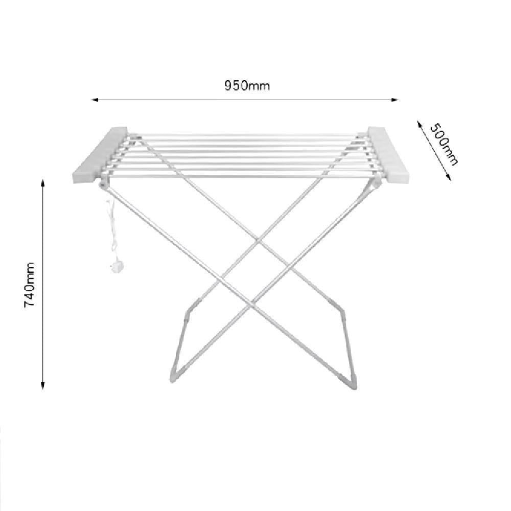 Varal De Chao Aquecido Toalheiro Quente Eletrico Aquecedor Secador De Roupas Lavanderia Barbearia Dobravel 220v Voltagem