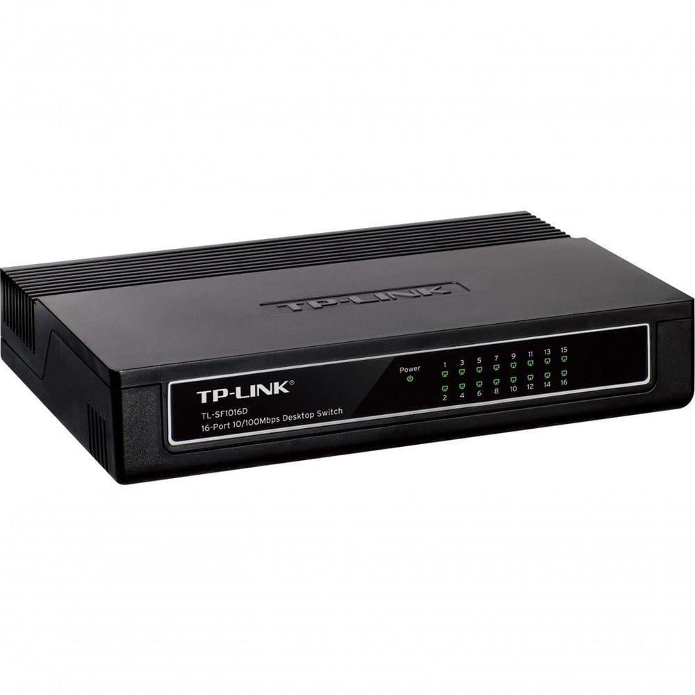 Switch De Mesa De 16 Portas - 10-100mbps - Tl-sf1016d Smb