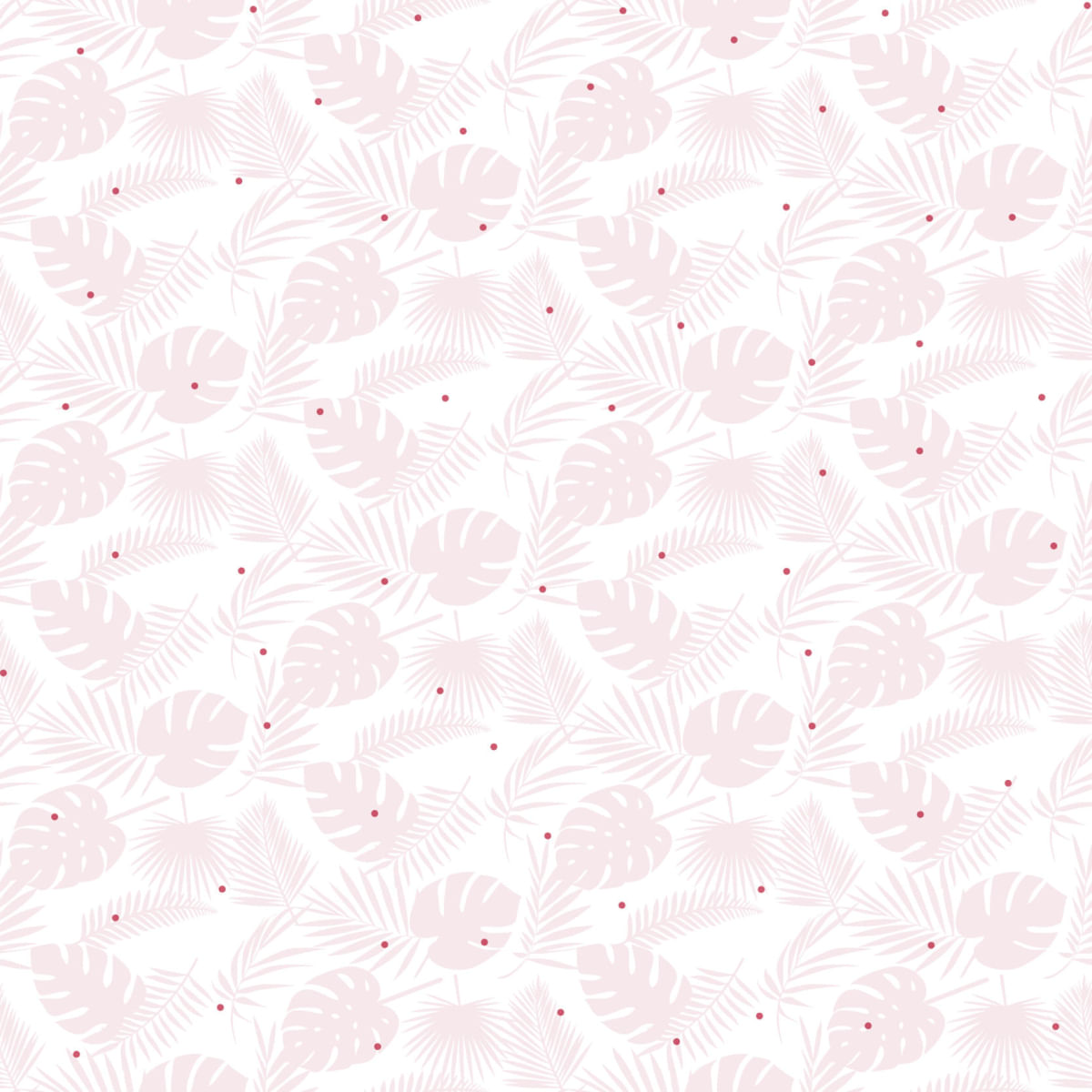 Papel de Parede Fofura Baby Folhagem Rosa FF4029