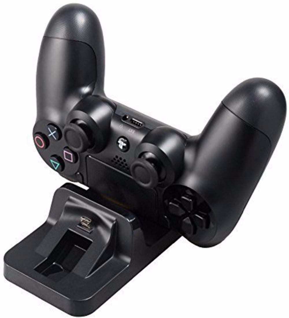 Estação de Carregamento Dupla USB para Controle PS4 preto