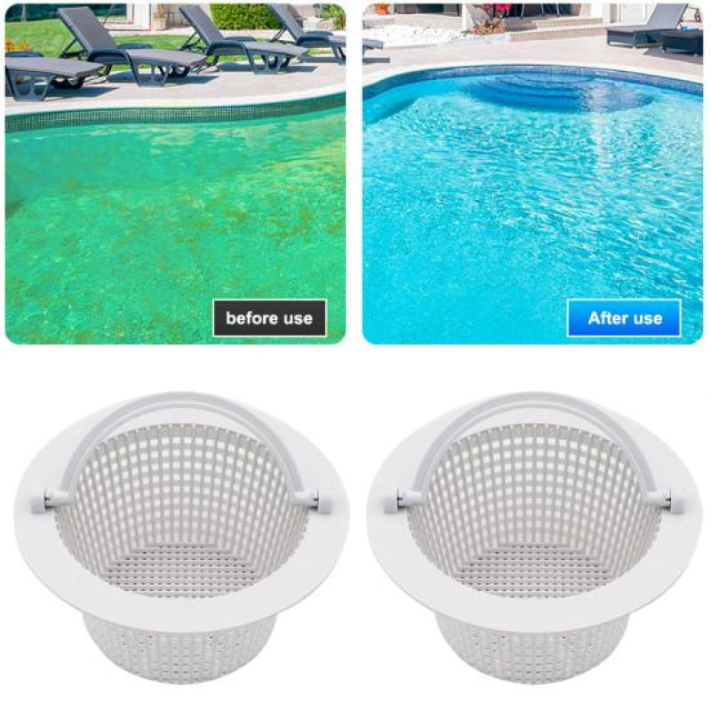 Substituição de Cesta de Skimmer de Piscina com Cabo para Manutenção Fácil