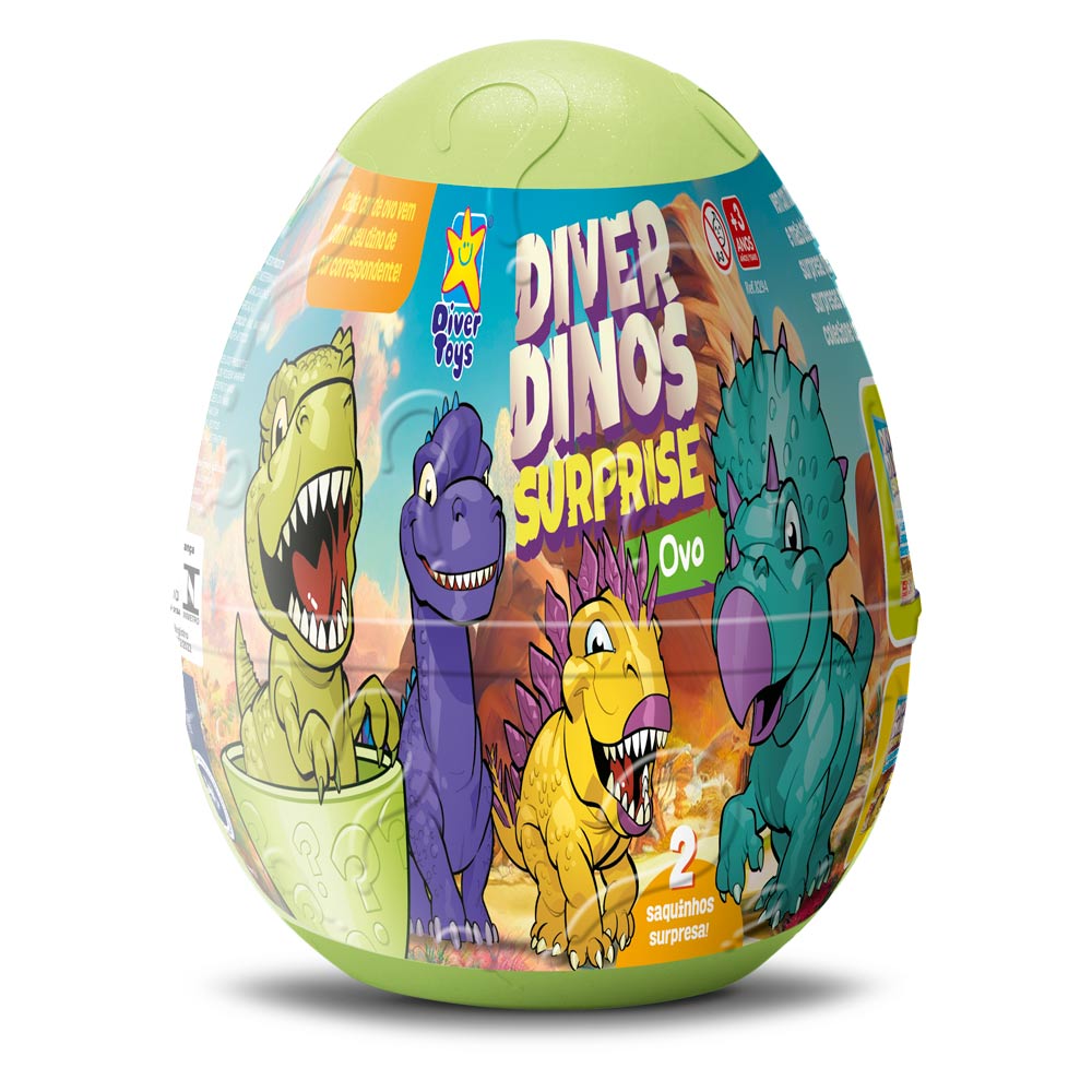 Dinossauro no Ovo Divertoys Surpresa - Item Sortido