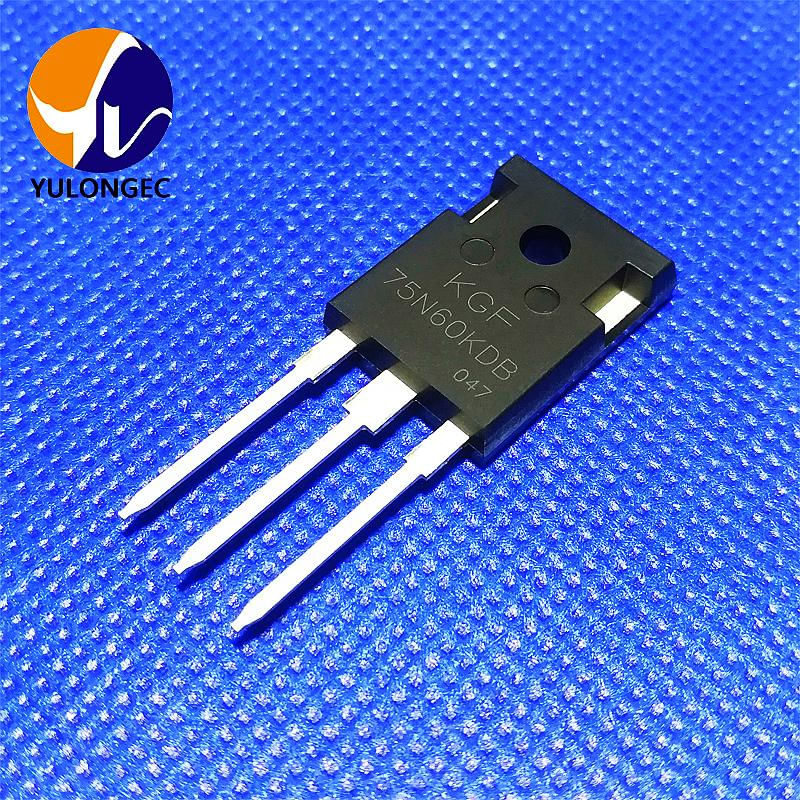 5PCS KGF75N60KDB IGBT 600V/75A TO-247 Chip Original Substituto K75H603