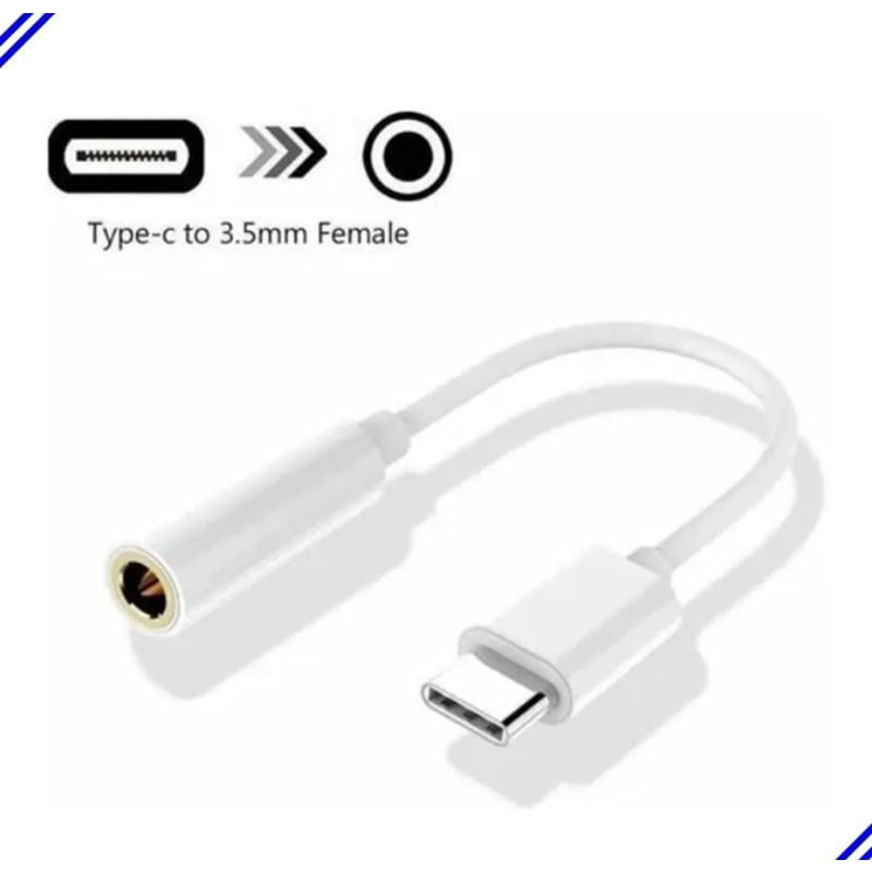 Cabo Adaptador Tipo C Usb-c Para Fone Ouvido P2 P3 3.5mm